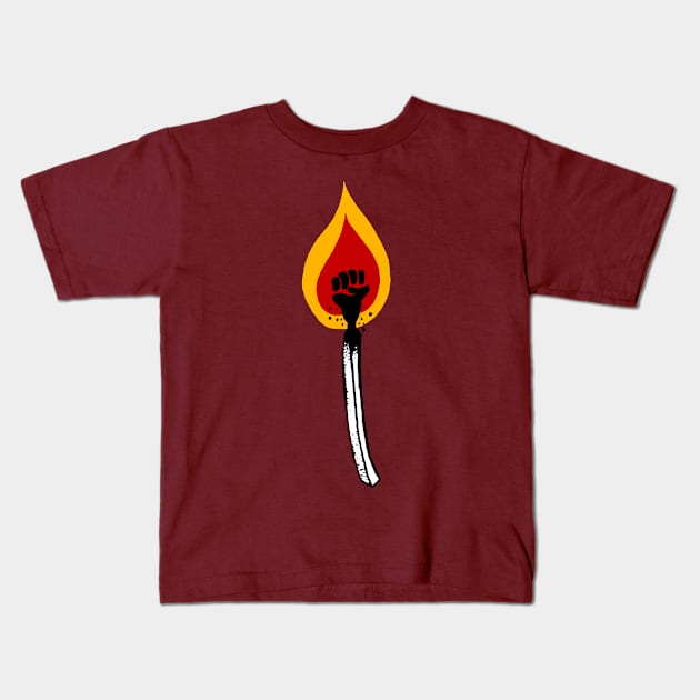 Spark Kids T-Shirt by LucyNuzit